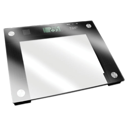 Talking X-Wide Glass Scale 550# Wt. Cap. - Precision Lab Works