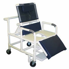 Shower Chair  Bariatric  PVC Reclining  w/ELR - Precision Lab Works