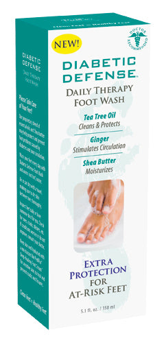 Diabetic Defense Daily Therapy Foot Wash  5.1 oz. Bottle - Precision Lab Works