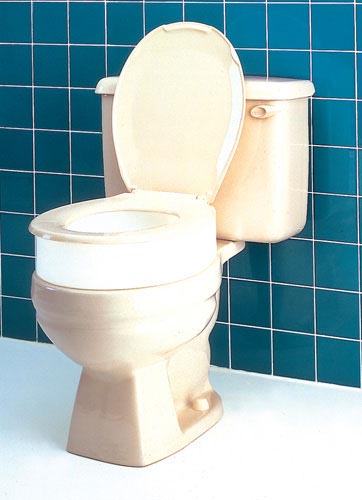 Raised Toilet Seat Elongated by Carex - Precision Lab Works