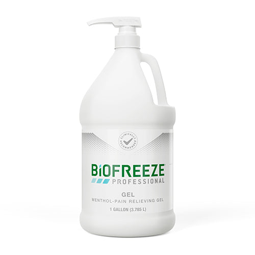 Biofreeze Menthol Pain Relief Gel 1 Gallon Bottle With Pump Professional Version