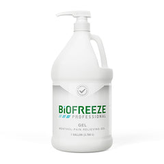 Biofreeze Menthol Pain Relief Gel 1 Gallon Bottle With Pump Professional Version