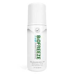 Biofreeze Pain Relief Gel Colorless Roll-On Dye-Free Professional Version 3fl Oz