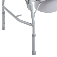 Bariatric Drop Arm Commode 1000 lb. Bedside Toilet Transfer Chair Assembled
