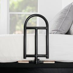 BedCane Bed Rail with Organizer - Adjustable Support Handle for Safe Bed Entry & Exit