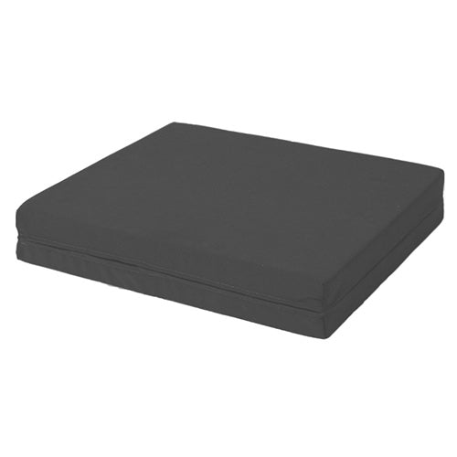 Hermell Wheelchair Cushion, 3 Inch Foam, Black, Removable Washable Cover, 18 x 16 x 3 Inch