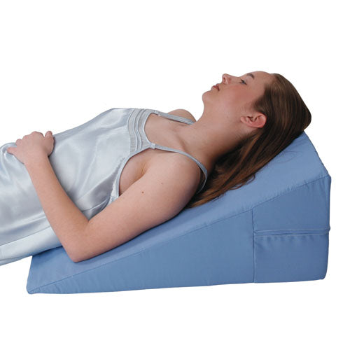 Bed Wedge - Foam Positioning Pillow Blue (Case of 2) - Precision Lab Works