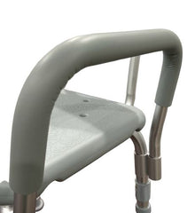 Bathroom Perfect Shower Chair with Back & Padded Arms Cs/2