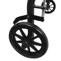 Blue Jay Roll With Me Aluminum Rollator, 6 Inch Wheels, Black