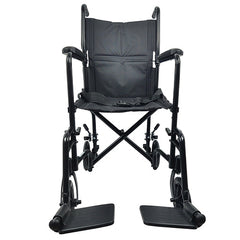ROLL WITH ME 19" Aluminum Transport Wheelchair