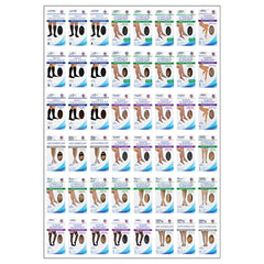 BlueJay Brand Compression Hosiery 3ft section Planogram - Precision Lab Works