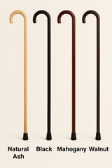Round Handle Classic Hardwood Walking Cane 36"