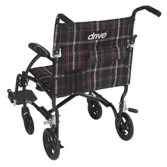 Fly-Lite Aluminum Transport Chair Black 19" - Precision Lab Works