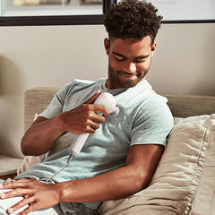 Handheld Vibration Massager, 3 Interchangeable Attachments, 3 Intensity Levels