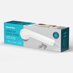 Handheld Vibration Massager, 3 Interchangeable Attachments, 3 Intensity Levels