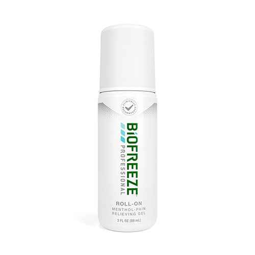 Biofreeze Professional Menthol Roll‑On 3 oz | Colorless Dye‑Free Gel