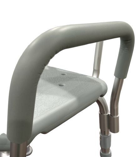 Bathroom Perfect Shower Chair with Back & Padded Arms Cs/2 - Precision Lab Works