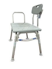 Bathroom Transfer Bench w/ Back 400lb Capacity Adjustable Tool-Free CS/2 - Precision Lab Works