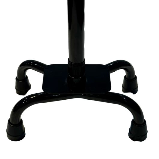 Quad Cane, Small Base, Black by Blue Jay Brand - Precision Lab Works