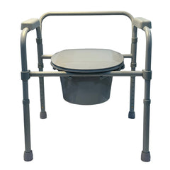 Convenient Commode Folding Steel Commode - Elongated Cs/3 - Precision Lab Works