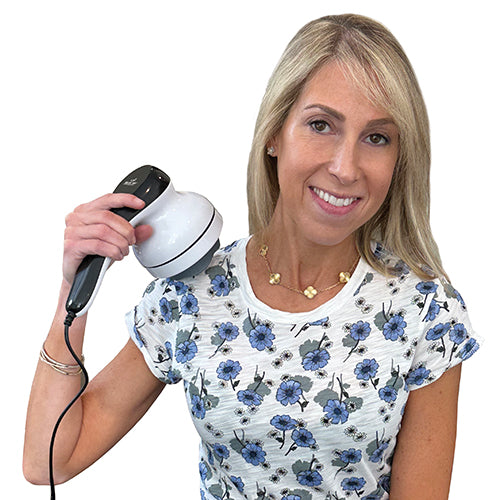 Complete Relief Handheld Corded Massager Shiatsu Deep Tissue 4 Heads - Precision Lab Works