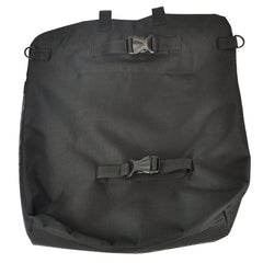 Knee scooter carry pouch with included shoulder strap for off-scooter carrying