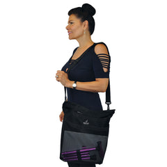 Universal fit knee scooter bag with adjustment straps no tools required installation