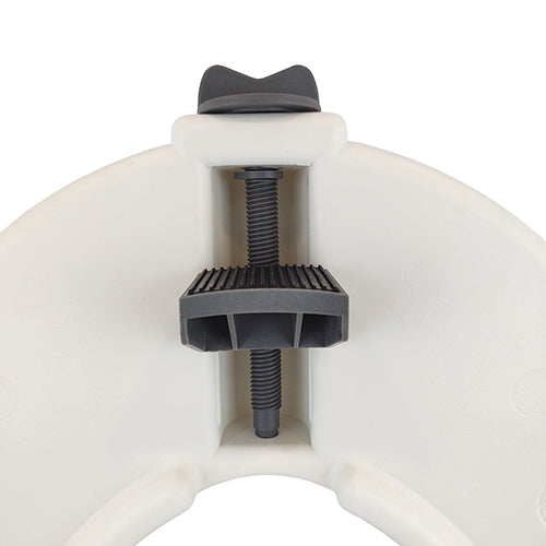 Bathroom Perfect 5" Raised Toilet Seat w/Lock& Arms, Cs/2 - Precision Lab Works