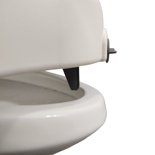 Bathroom Perfect 5" Raised Toilet Seat w/Lock& Arms, Cs/2 - Precision Lab Works