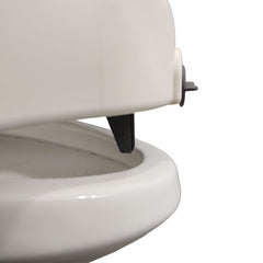Bathroom Perfect 5" Raised Toilet Seat w/Lock& Arms, Cs/2 - Precision Lab Works
