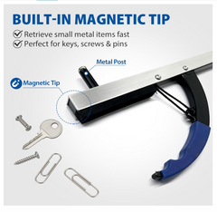 Blue Jay Reacher Grabber, 32 Inch, Magnetic Tip, Lightweight, Pack of 2