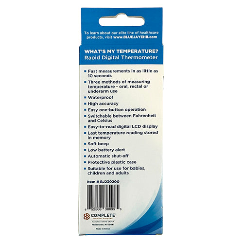 Rapid Digital Electronic Household Thermometer - Precision Lab Works