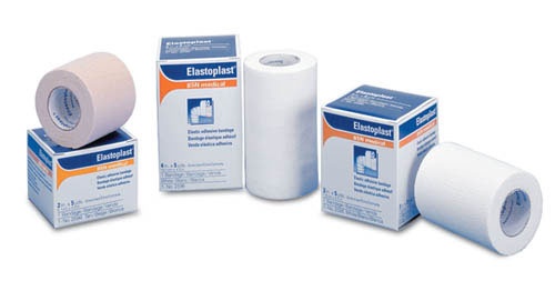 BSN Medical Tensoplast Elastic Adhesive Bandage, White and Tan, 5 Yards