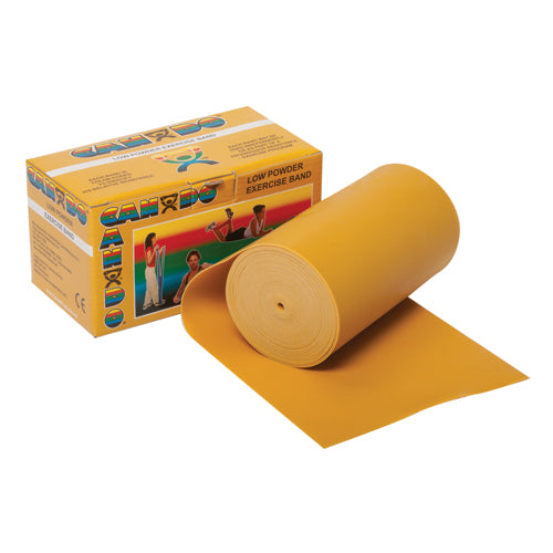 CanDo Latex Exercise Band, 6-Yard Patient Roll, 8 Resistance Levels 