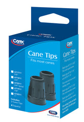 Cane Tips Replacement-Rubber-Case of 6 pairs Non-slip, 5/8", 3/4", 7/8" - Precision Lab Works