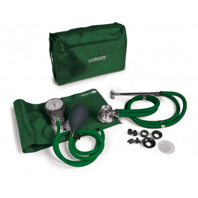 Prof. Blood Pressure Monitor & Sprague Stethoscope Combo with Carrying Case - Precision Lab Works