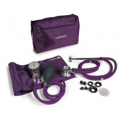 Prof. Blood Pressure Monitor & Sprague Stethoscope Combo with Carrying Case - Precision Lab Works