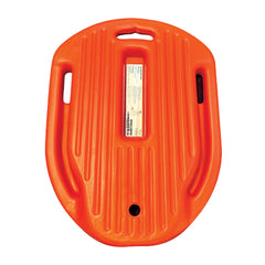 CPR Board, Orange Plastic, Anatomically Contoured, Recessed Handles, 250 lb 