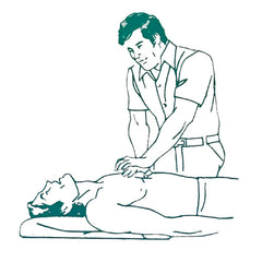 CPR Board, Orange Plastic, Anatomically Contoured, Recessed Handles, 250 lb 