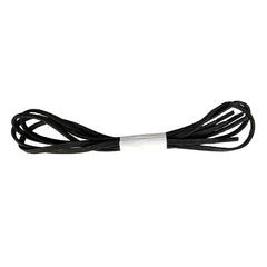 No Tie Elastic Shoelaces 24" -Slip-On Stretch Laces for Adults & Kids White/Black - Precision Lab Works