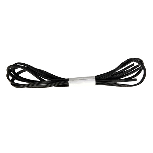No Tie Elastic Shoelaces 24" -Slip-On Stretch Laces for Adults & Kids White/Black - Precision Lab Works