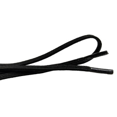 No Tie Elastic Shoelaces 24" -Slip-On Stretch Laces for Adults & Kids White/Black - Precision Lab Works