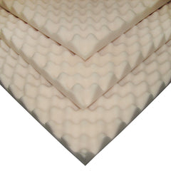 Eggcrate Foam Mattress Pad - 72" x 33" Twin Size | Available in 2", 3", 4" - Precision Lab Works