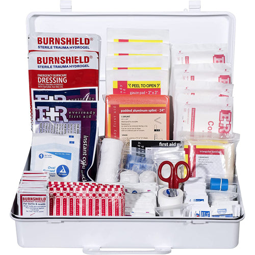 First Aid Kit  50 Person Plastic Case - Precision Lab Works