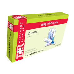 Soothe-A-Sting Insect Sting and Bite Relief Swabs Benzocaine 20% Box of 10