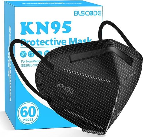 KN95 Mask Particulate Black Respirator Disposable, BX/60 - Precision Lab Works