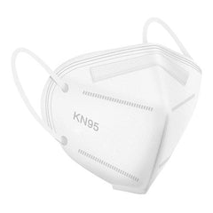 KN95 White Disposable Respirator Mask 5-Layer 95% Filtration Box of 60 
