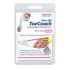 Visco-GEL ToeCoach Bunion Toe Spacer and Hammer Toe Cushion 