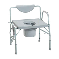 Bariatric Drop Arm Commode 1000 lb. Bedside Toilet Transfer Chair Assembled