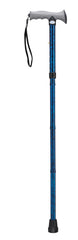 Folding Cane Aluminum with Gel Grip Adjustable 33"-37" - Precision Lab Works